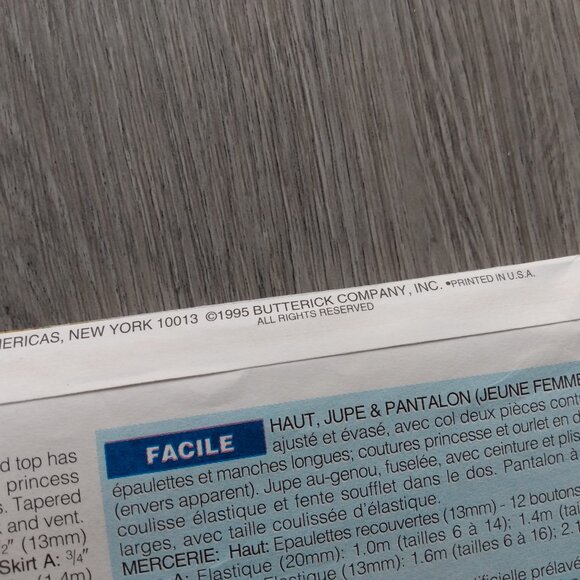 Top Skirt Pants Suit Sewing Pattern Plus Size 18-22 Butterick 4143 UNCUT - Picture 8 of 11